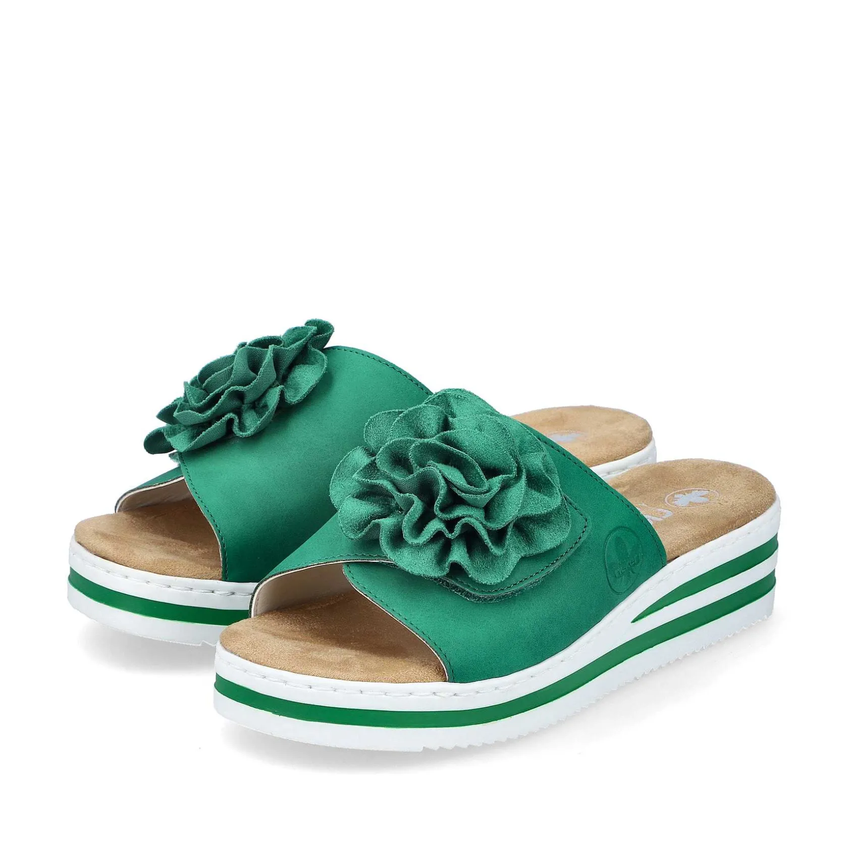Rieker Summer Shoes-Women'S Mules Grass Green