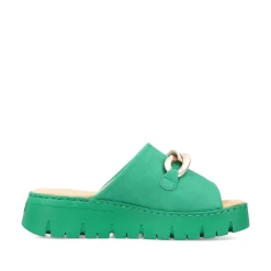 Rieker Colorful Styles-Women'S Mules Grass Green