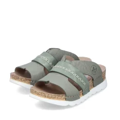 Rieker Mules & Slippers-Women'S Mules Green Gray