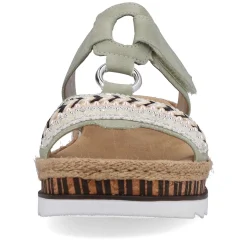 Rieker Mules & Slippers-Women'S Mules Green Gray