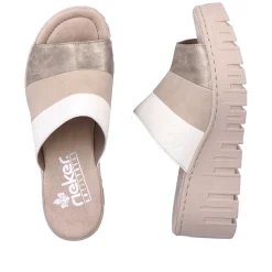 Rieker Vegan-Women'S Mules Light Beige