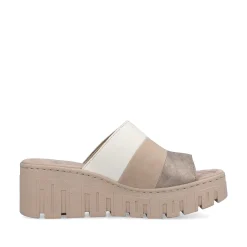 Rieker Vegan-Women'S Mules Light Beige