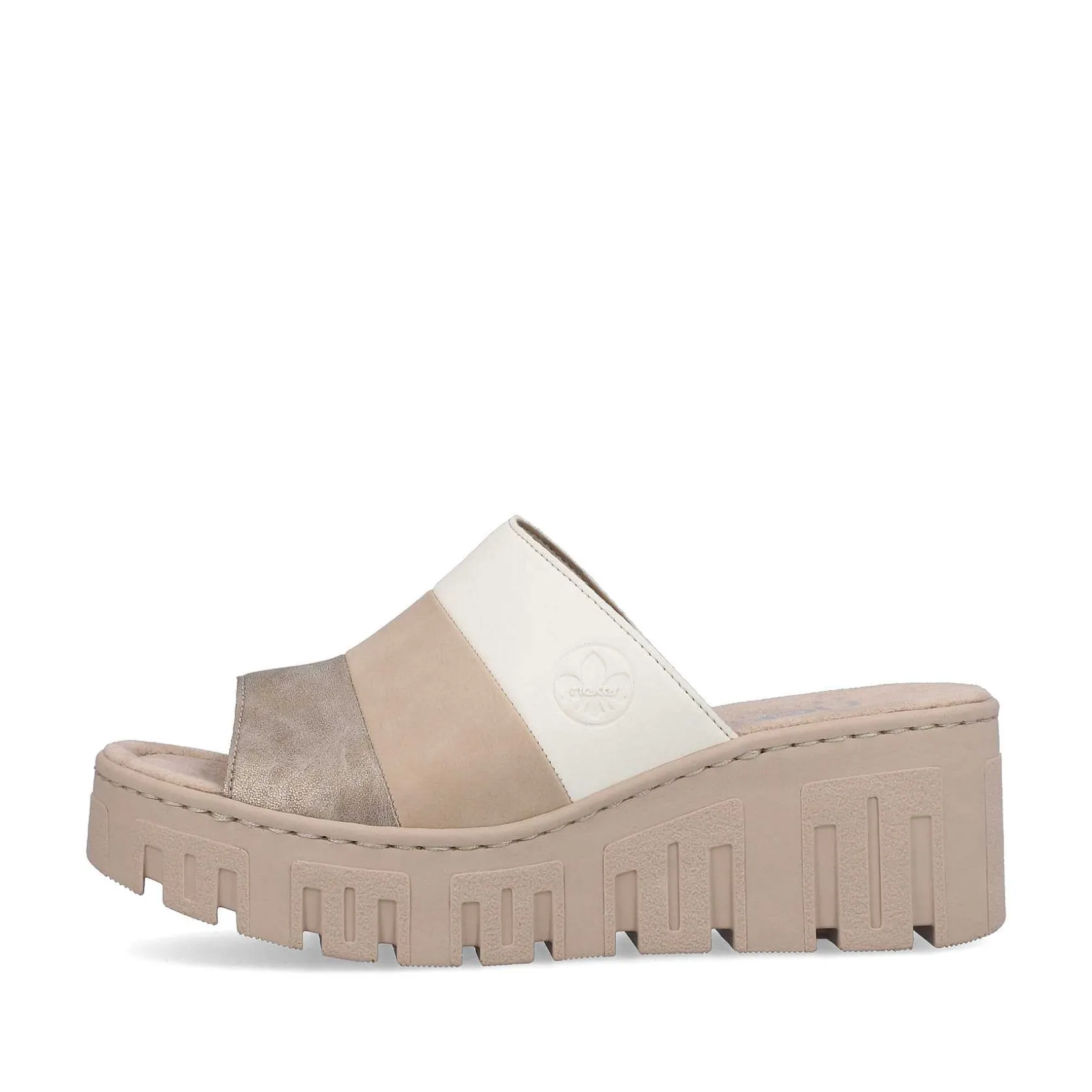Rieker Vegan-Women'S Mules Light Beige