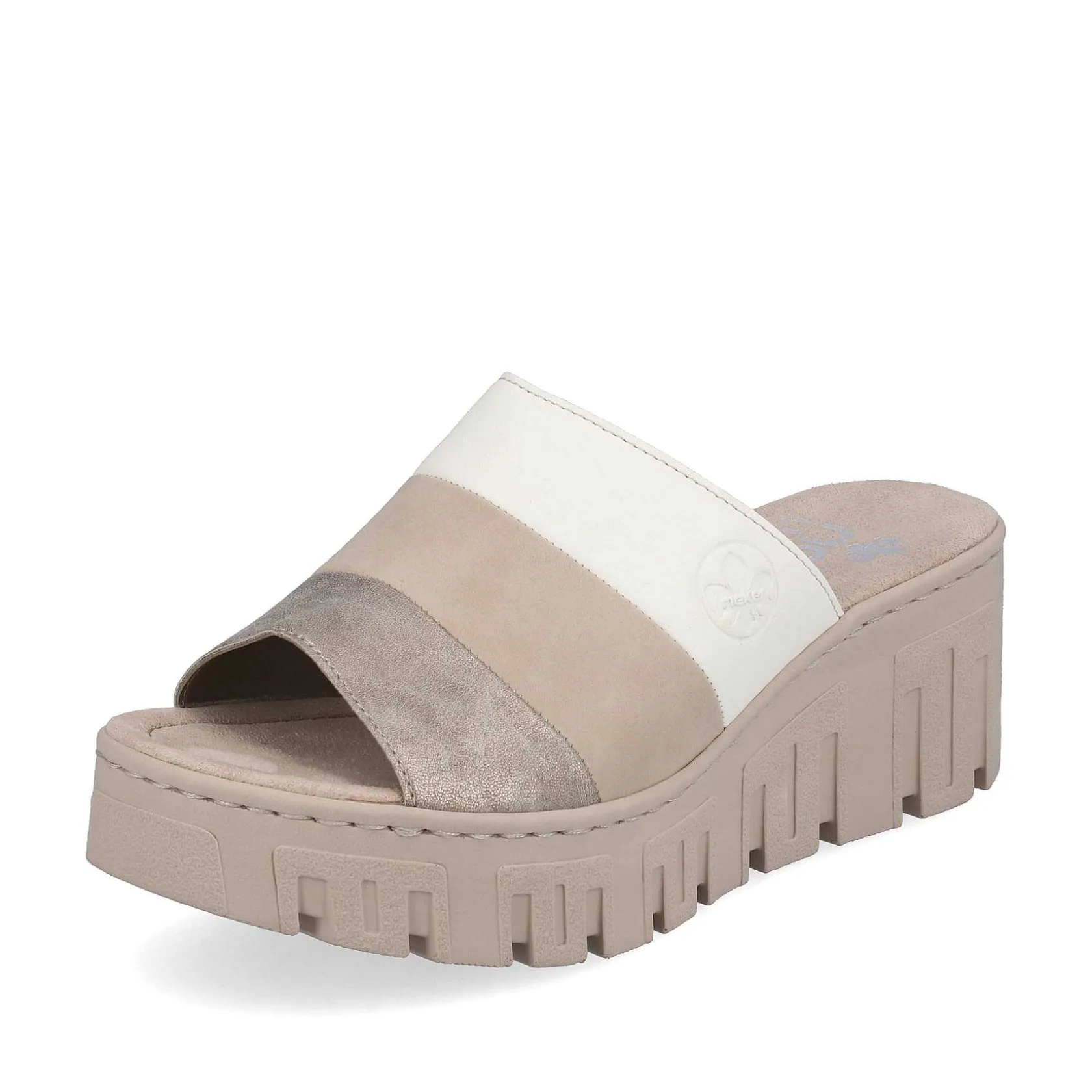 Rieker Vegan-Women'S Mules Light Beige