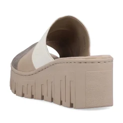 Rieker Vegan-Women'S Mules Light Beige