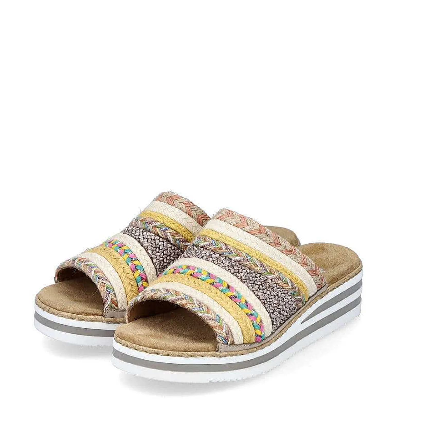 Rieker Colorful Styles-Women'S Mules Multi