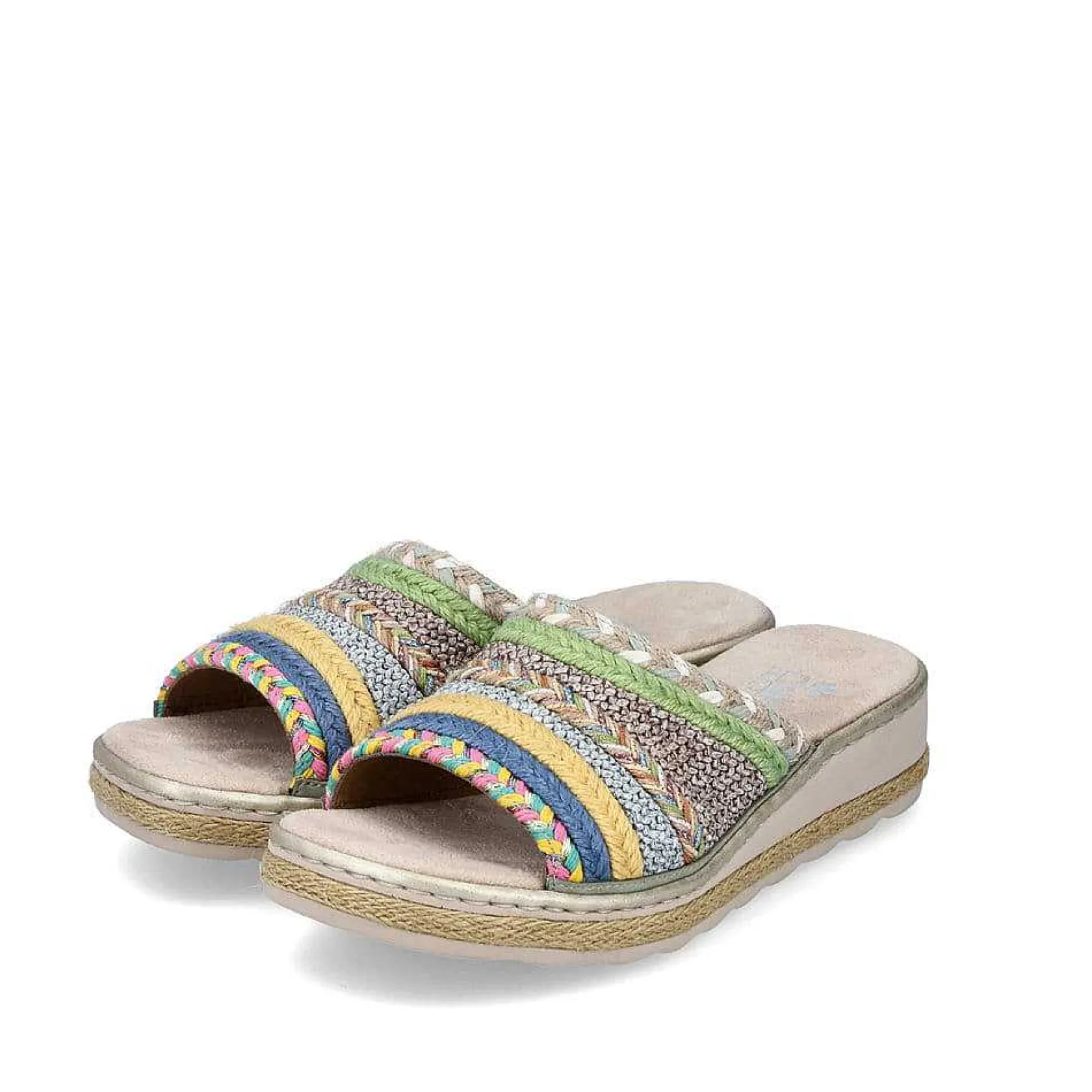 Rieker Colorful Styles-Women'S Mules Multi