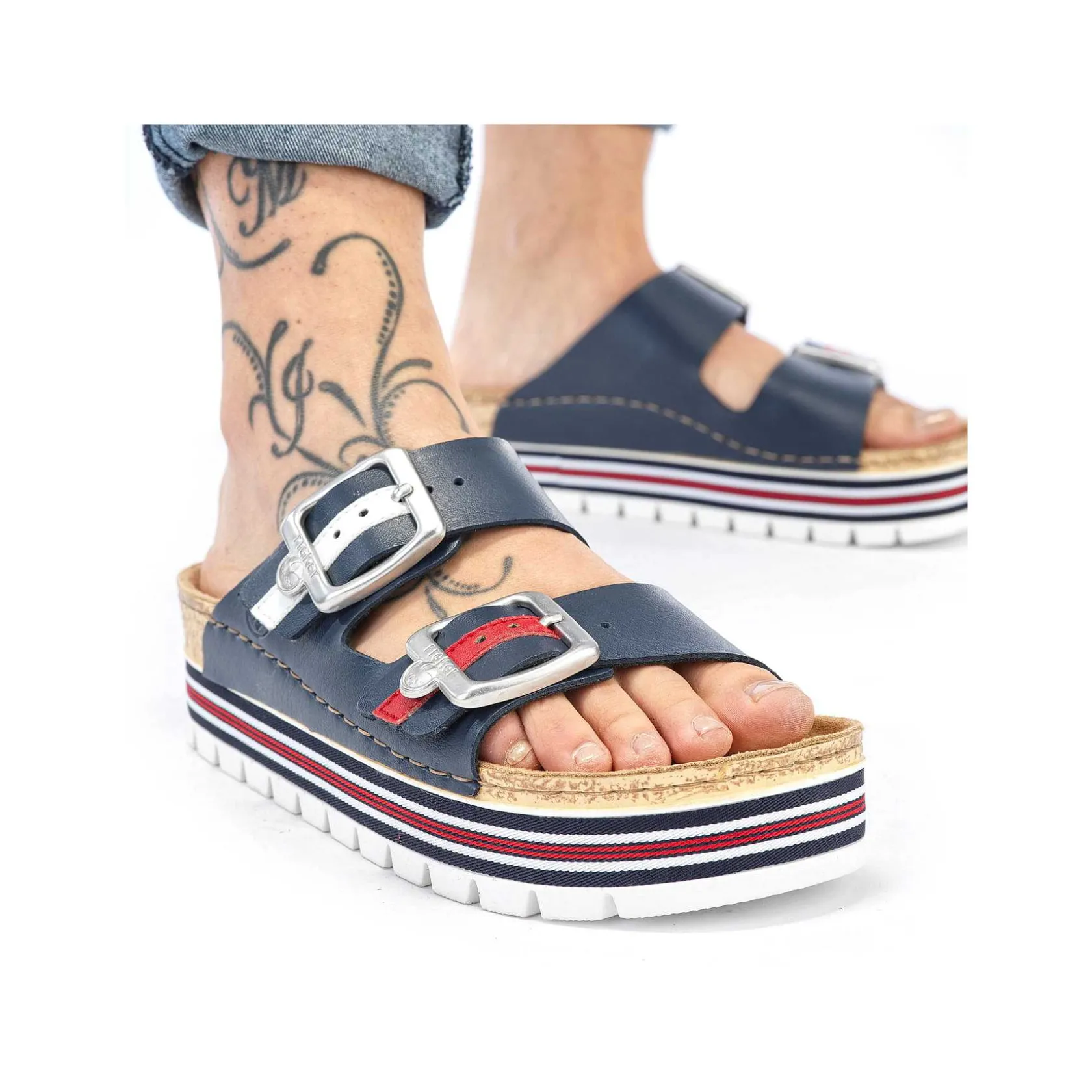 Rieker Mules & Slippers-Women'S Mules Navy Blue