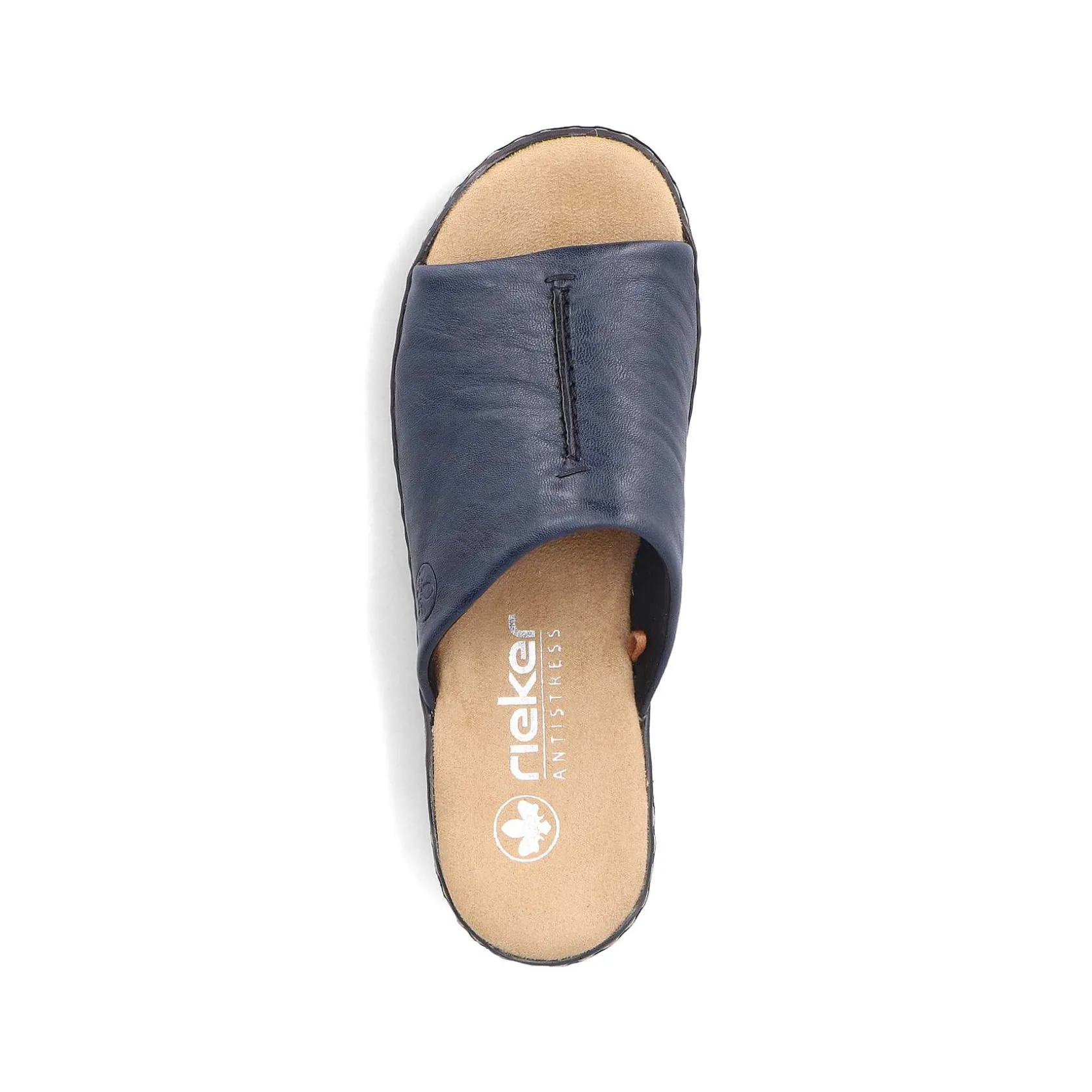 Rieker Summer Shoes-Women'S Mules Navy Blue
