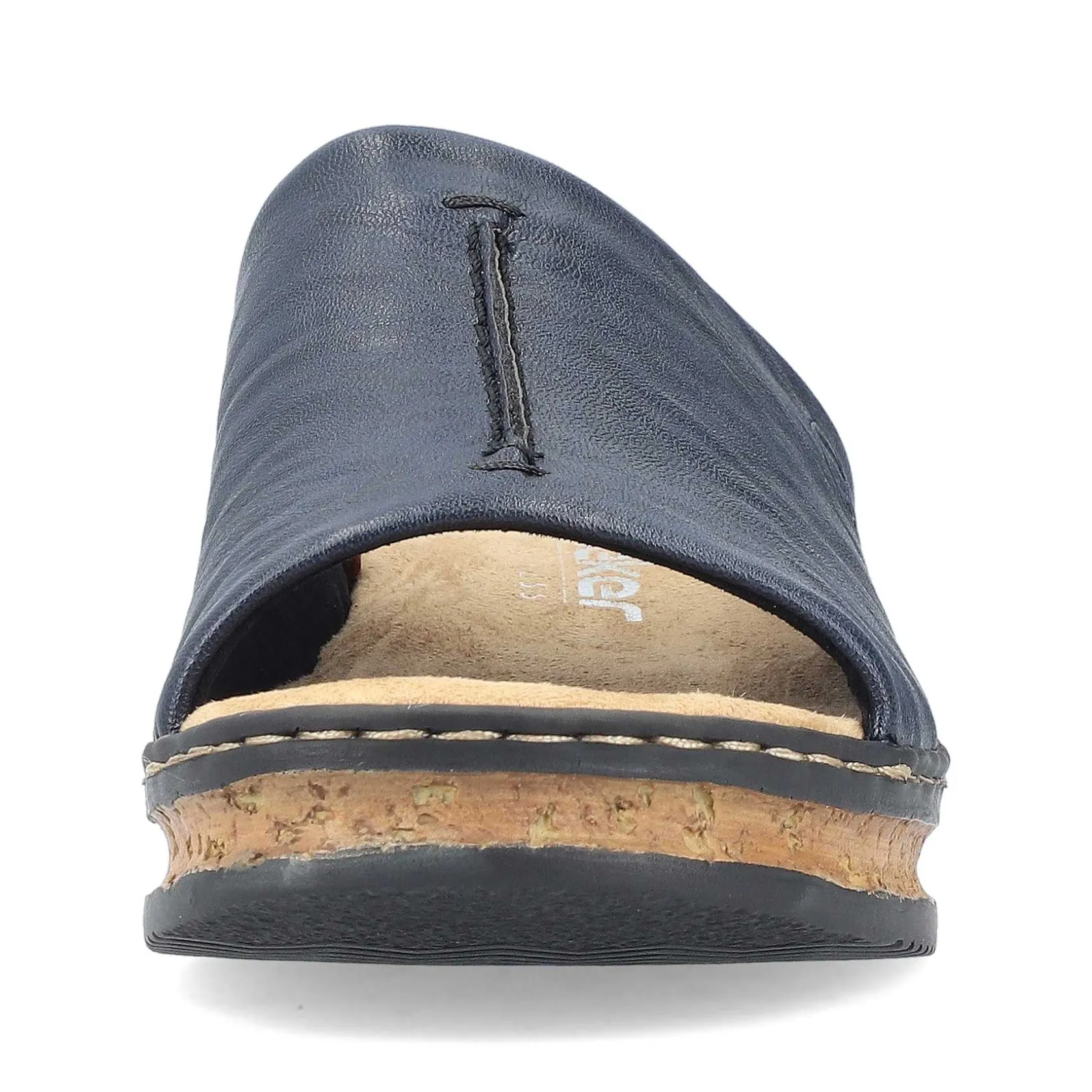 Rieker Summer Shoes-Women'S Mules Navy Blue