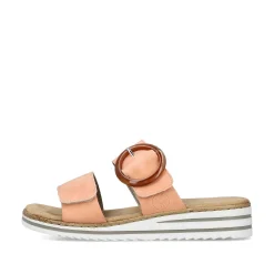 Rieker Colorful Styles-Women'S Mules Peach