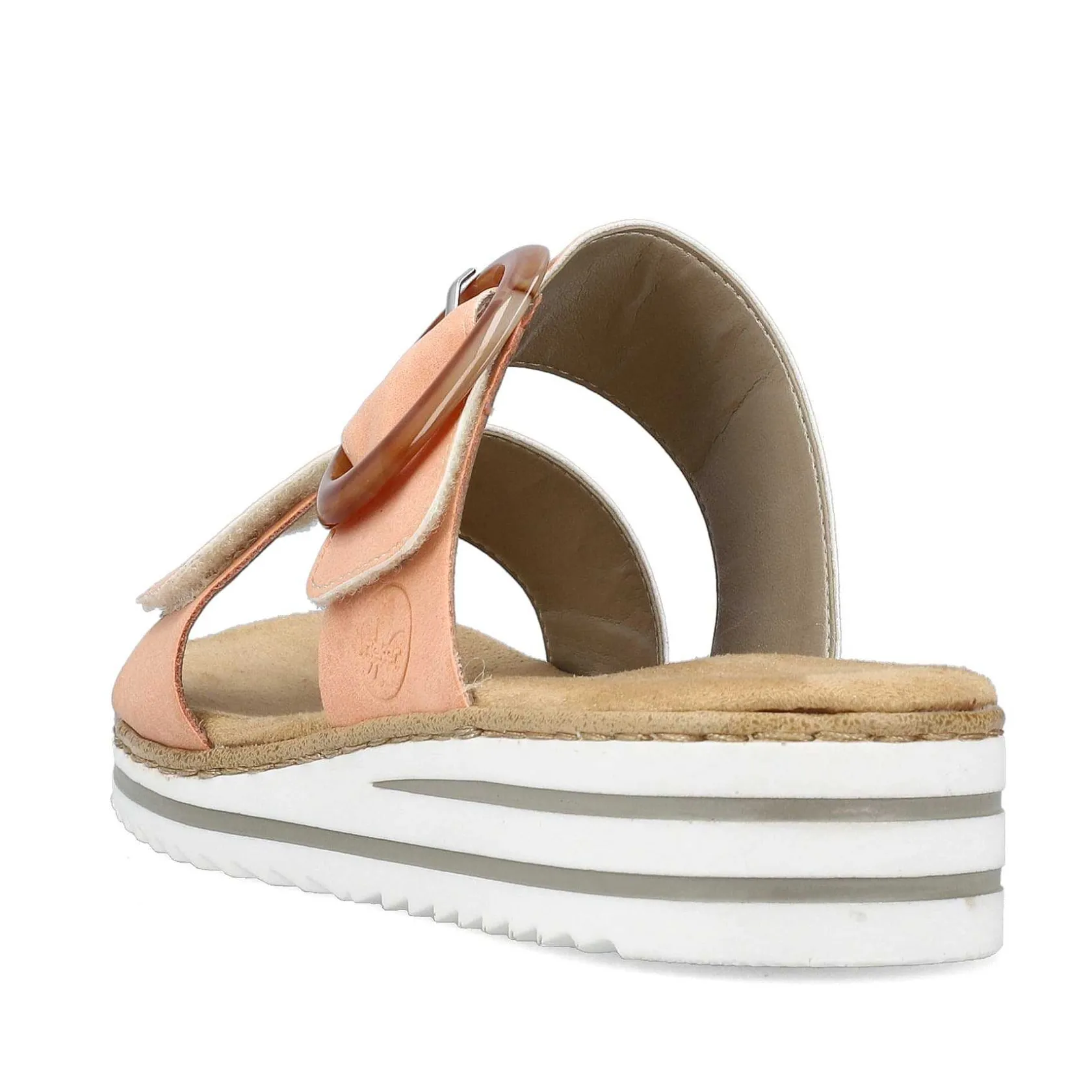 Rieker Colorful Styles-Women'S Mules Peach