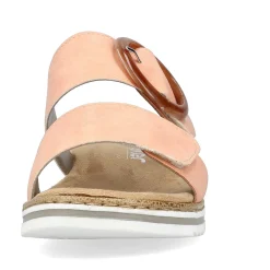 Rieker Colorful Styles-Women'S Mules Peach