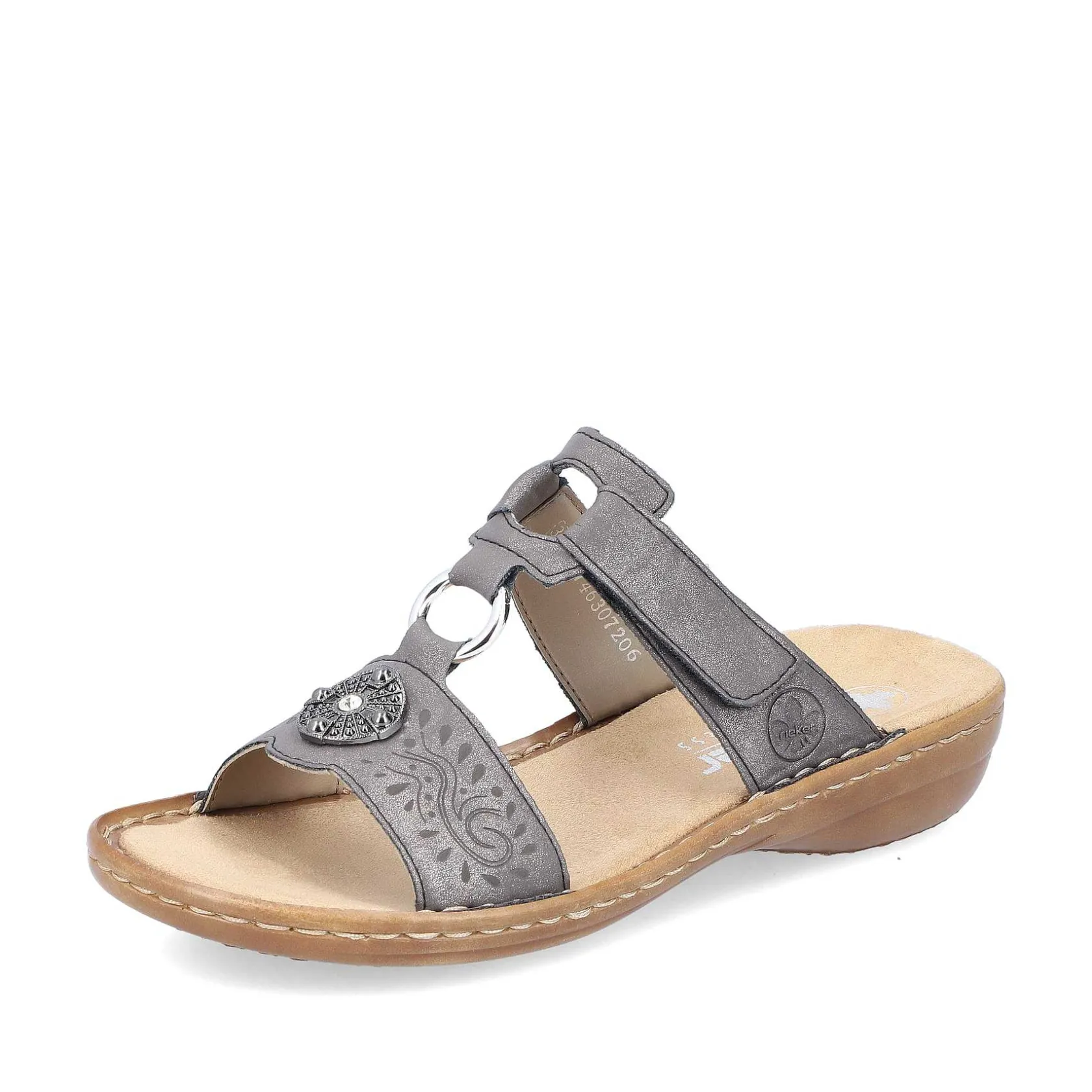 Rieker Mules & Slippers-Women'S Mules Platinum Gray