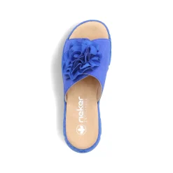Rieker Colorful Styles-Women'S Mules Royal Blue
