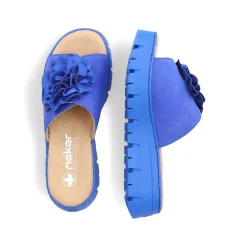 Rieker Colorful Styles-Women'S Mules Royal Blue