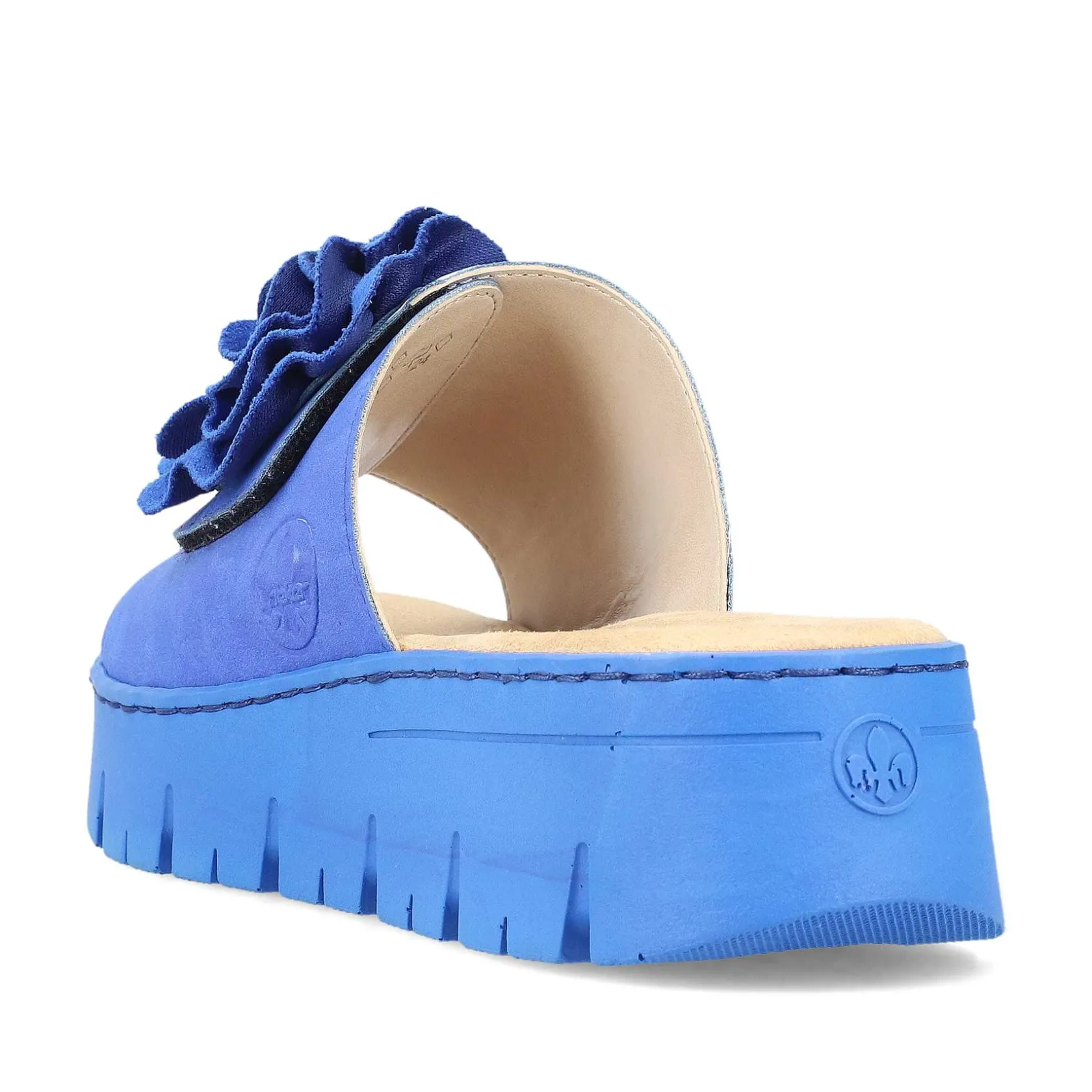 Rieker Colorful Styles-Women'S Mules Royal Blue