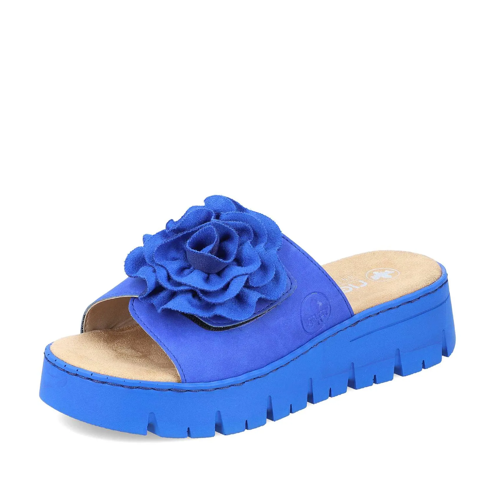 Rieker Colorful Styles-Women'S Mules Royal Blue