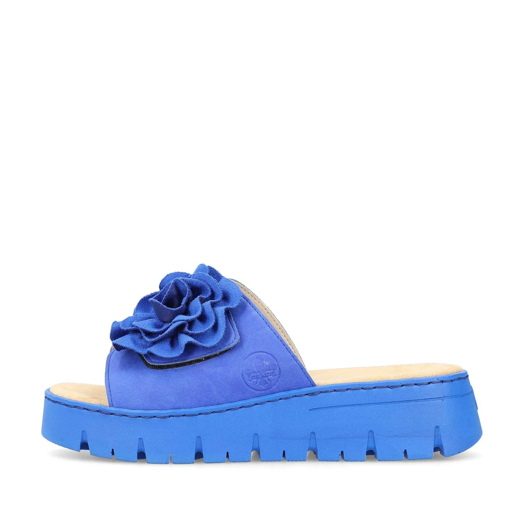 Rieker Colorful Styles-Women'S Mules Royal Blue