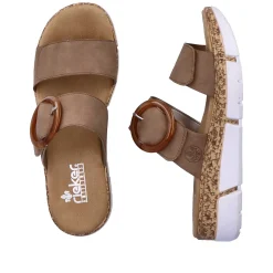 Rieker Vegan-Women'S Mules Sand Beige