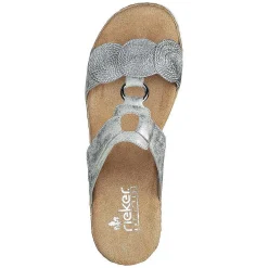 Rieker Mules & Slippers-Women'S Mules Silver Gray