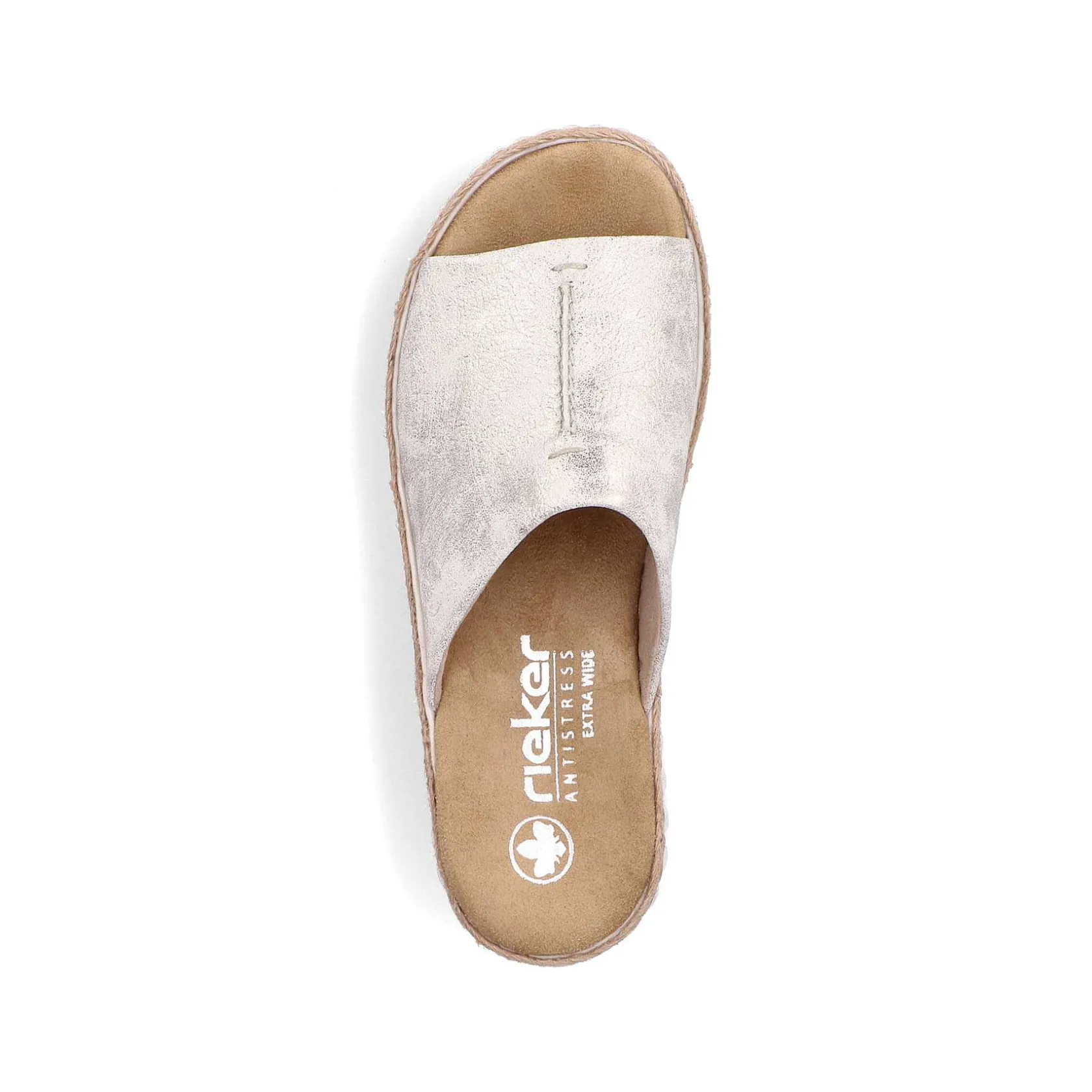 Rieker Mules & Slippers-Women'S Mules Silver-Platinum-Metallic