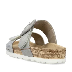 Rieker Mules & Slippers-Women'S Mules Silver Gray