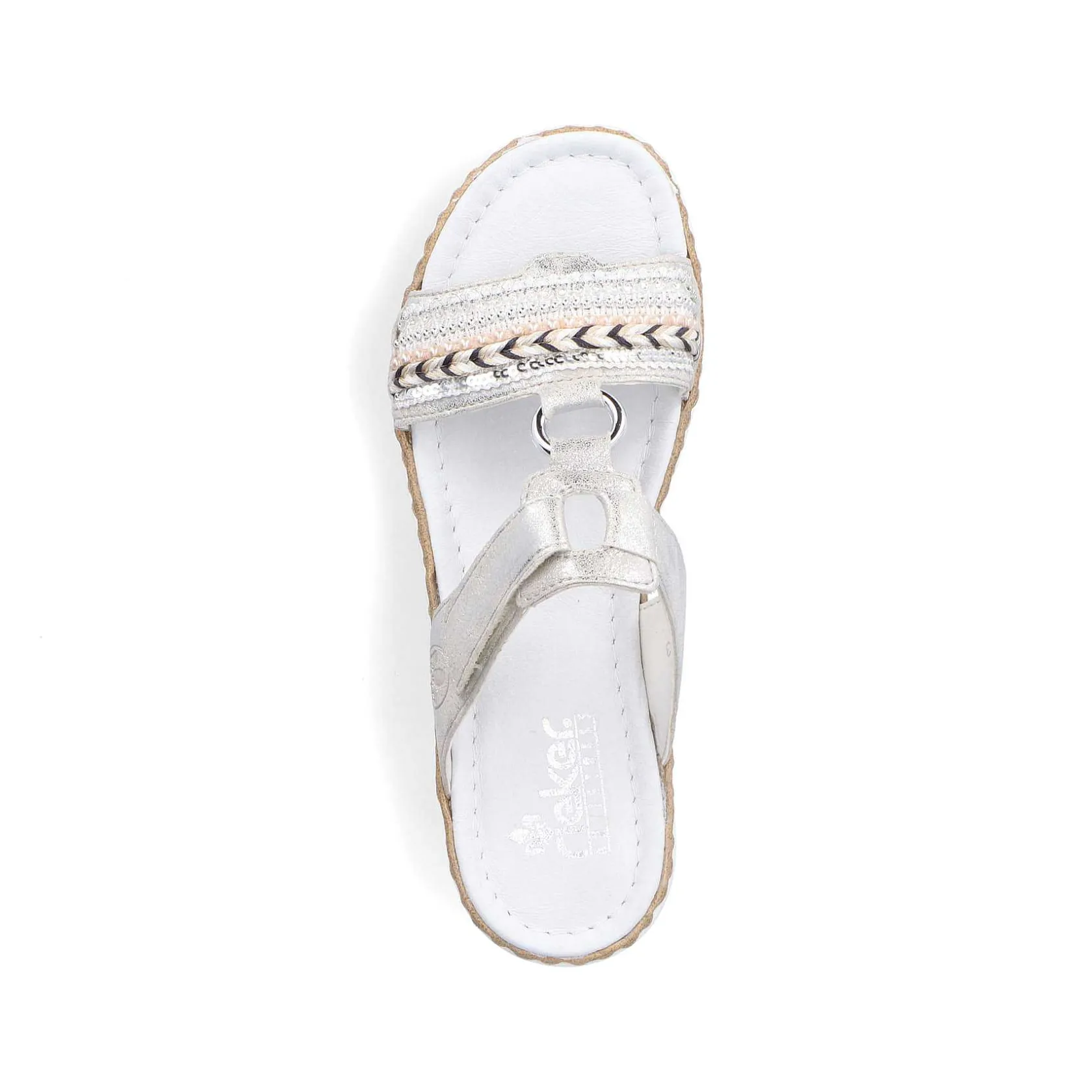 Rieker Mules & Slippers-Women'S Mules Silver Gray