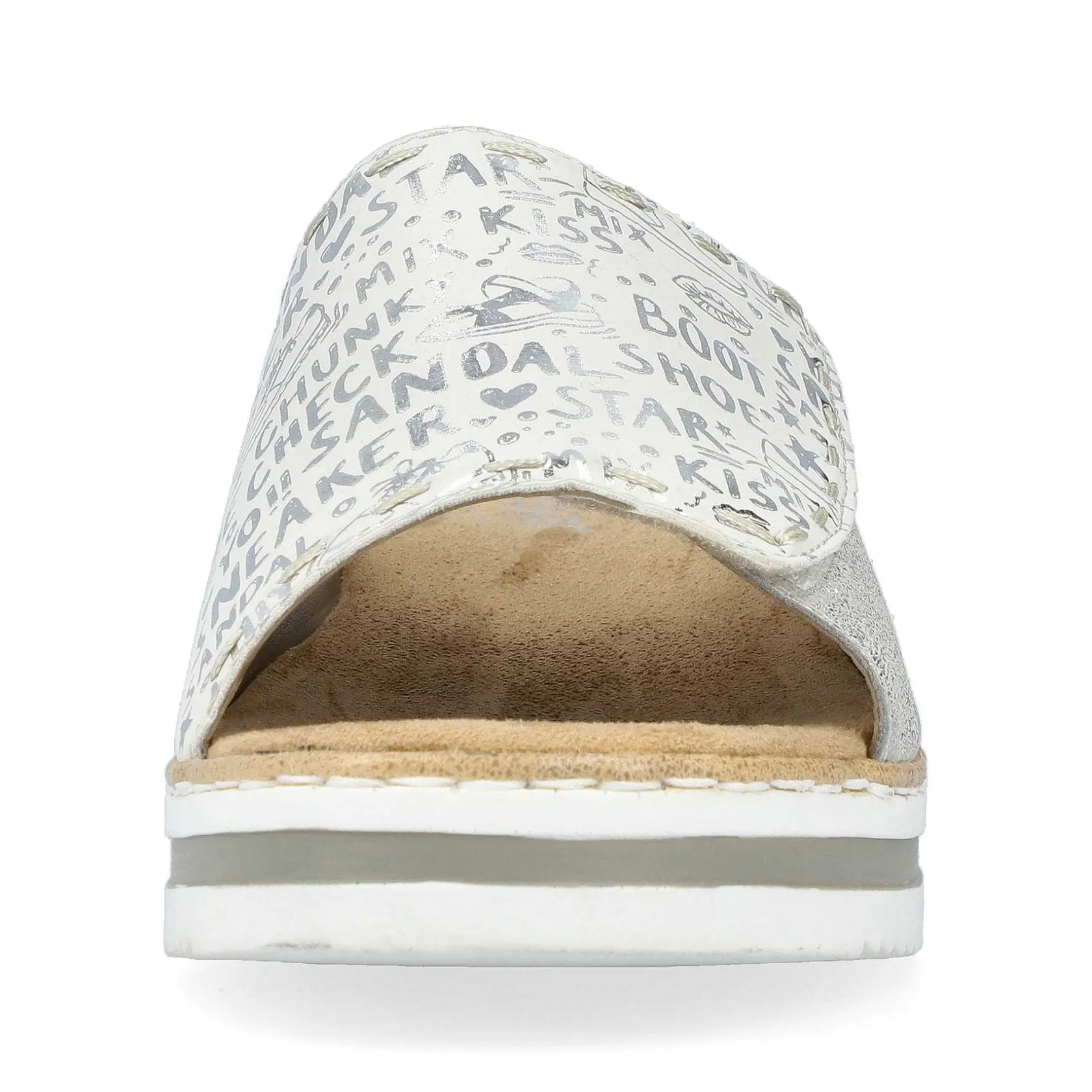 Rieker Mules & Slippers-Women'S Mules Silver Metallic