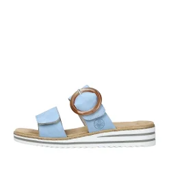 Rieker Colorful Styles-Women'S Mules Sky Blue