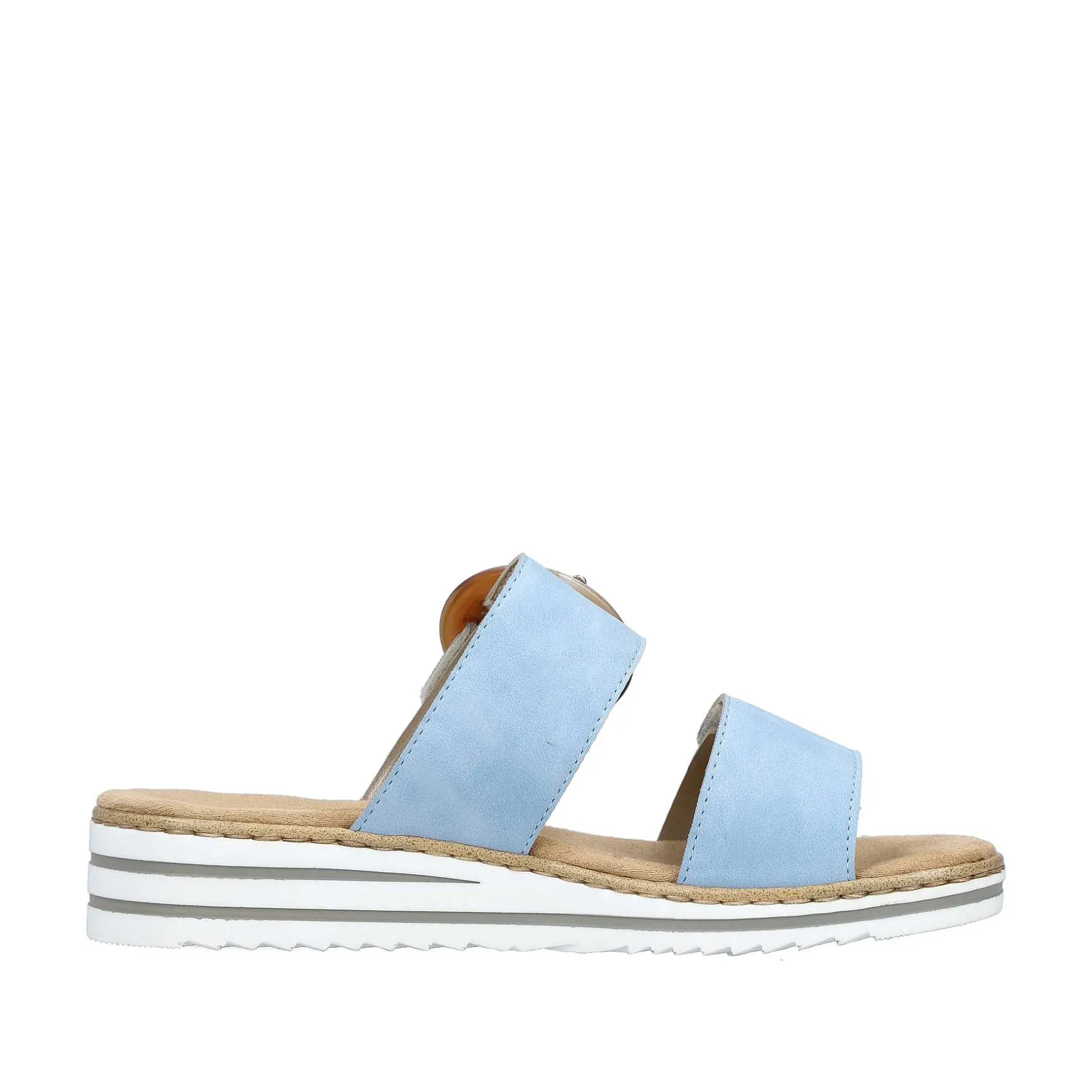 Rieker Colorful Styles-Women'S Mules Sky Blue