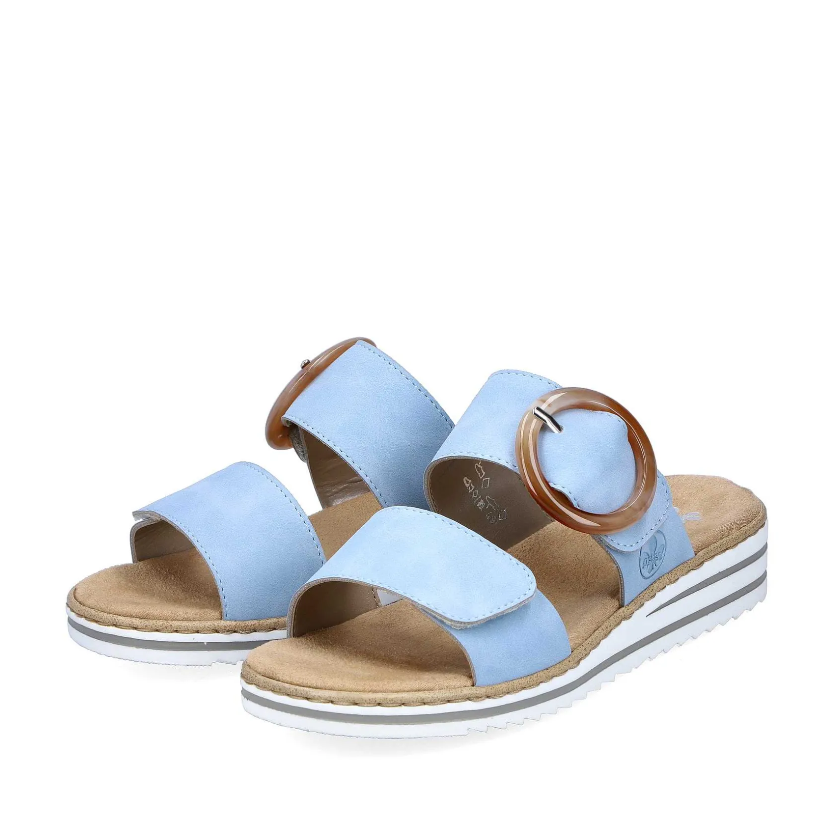 Rieker Colorful Styles-Women'S Mules Sky Blue