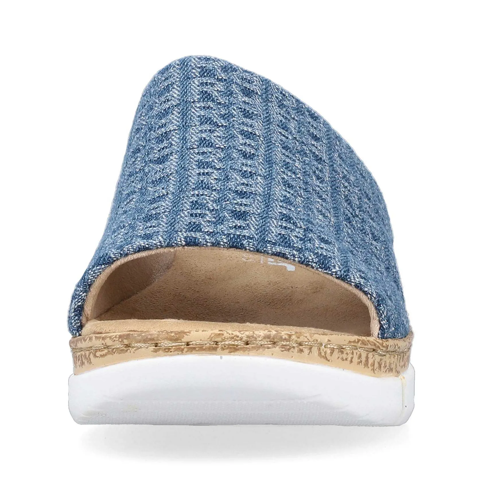 Rieker Summer Shoes-Women'S Mules Slate Blue
