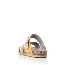 Rieker Colorful Styles-Women'S Mules Sunny Yellow