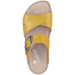Rieker Colorful Styles-Women'S Mules Sunny Yellow