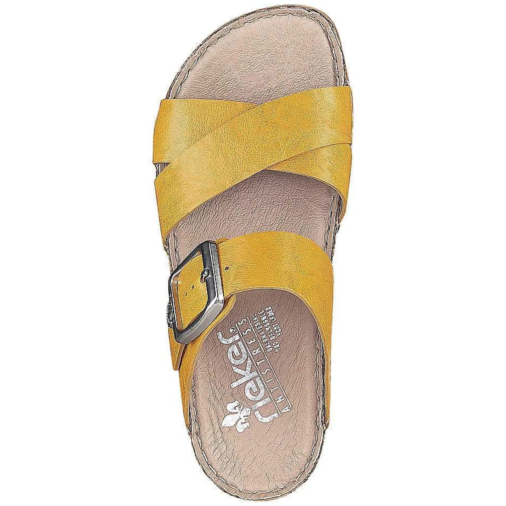 Rieker Colorful Styles-Women'S Mules Sunny Yellow