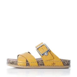 Rieker Colorful Styles-Women'S Mules Sunny Yellow