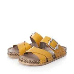 Rieker Colorful Styles-Women'S Mules Sunny Yellow