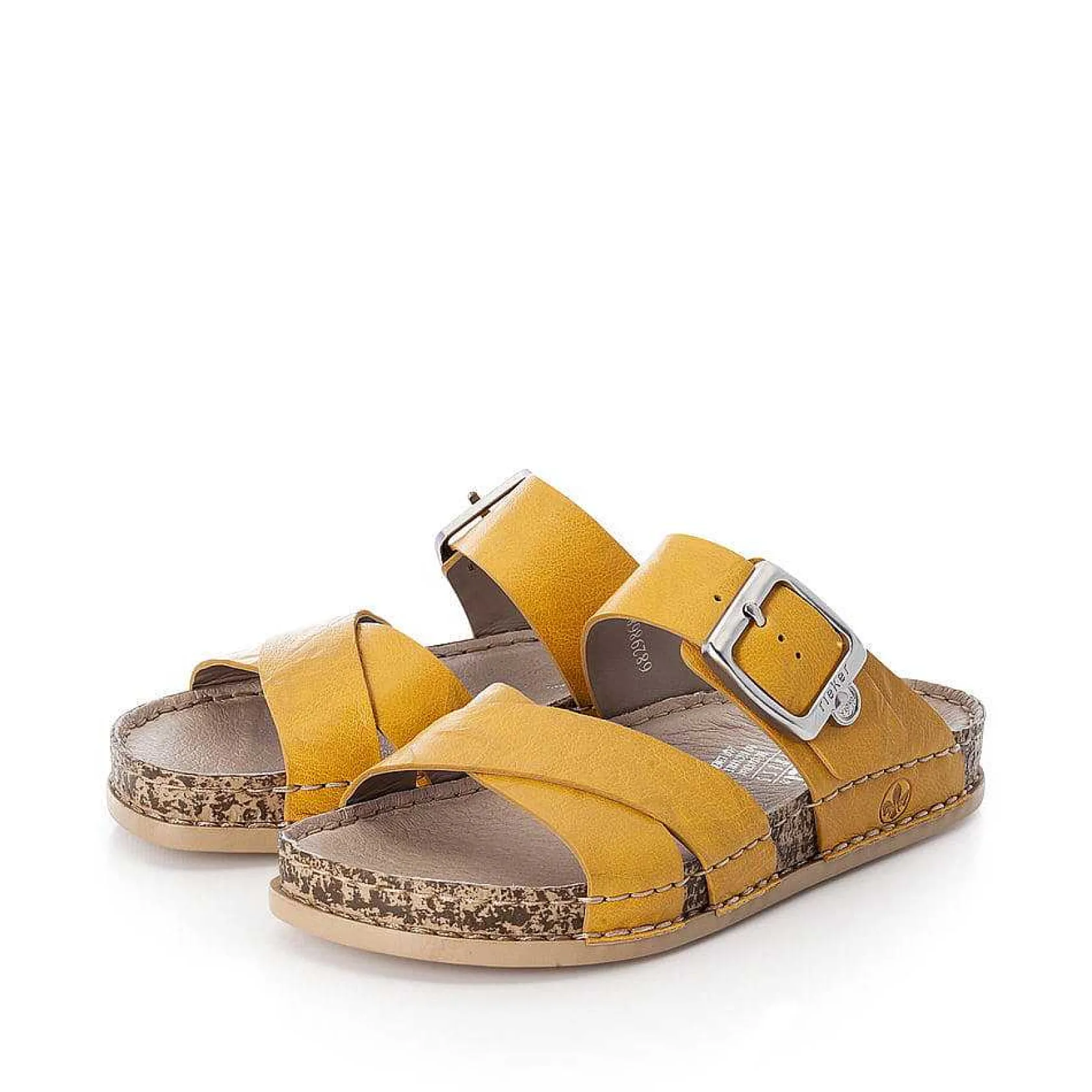 Rieker Colorful Styles-Women'S Mules Sunny Yellow