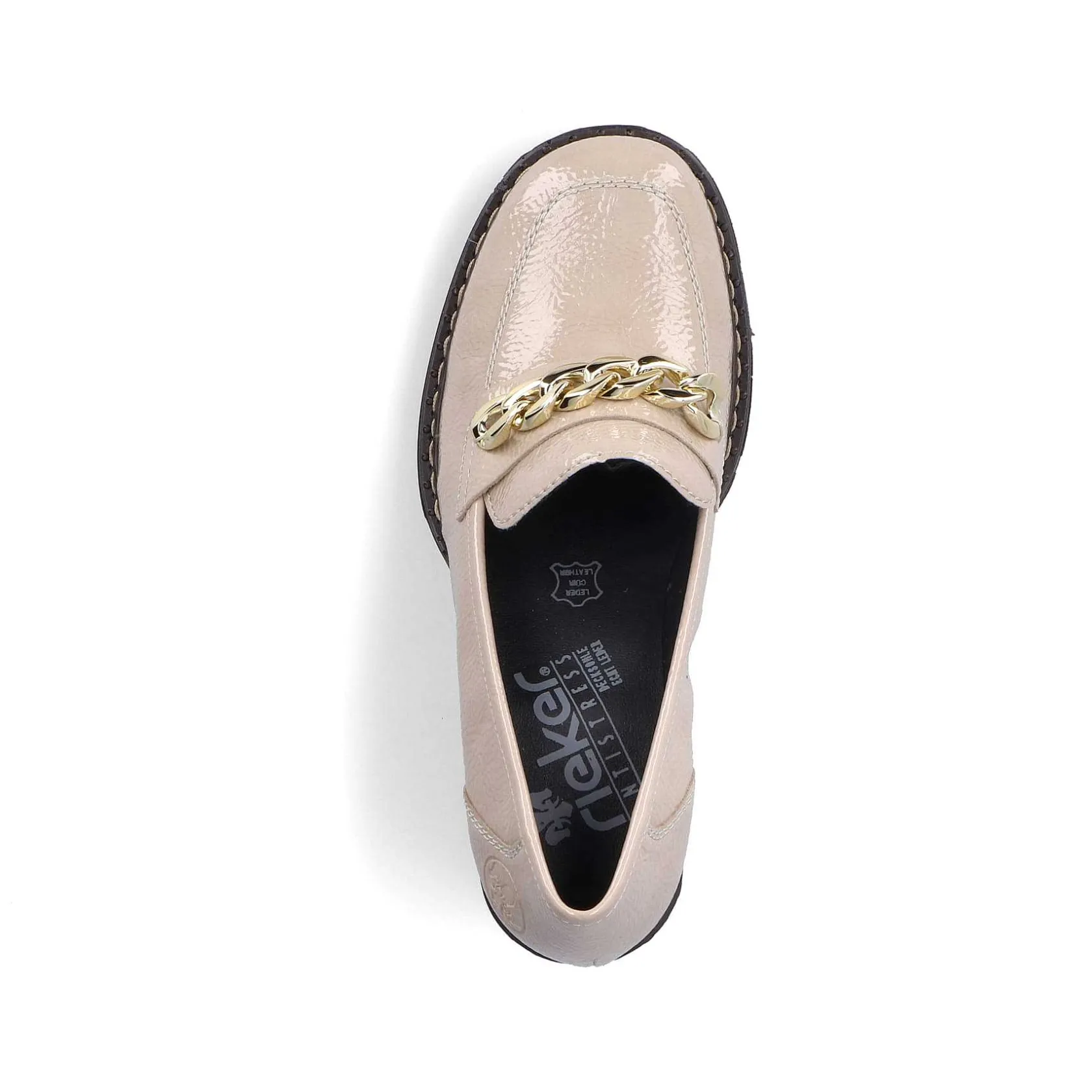 Rieker Heeled Shoes-Women'S Pumps Cream Beige-Black