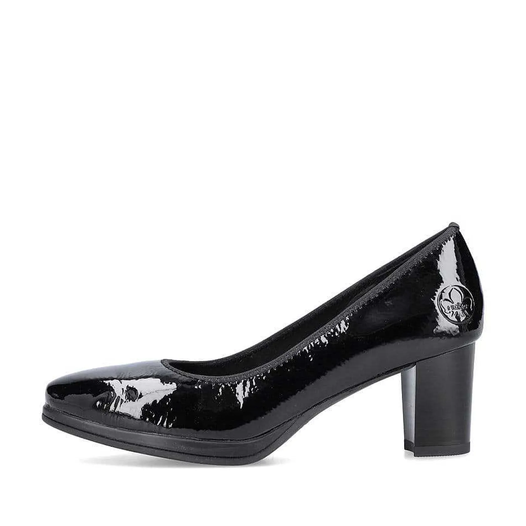 Rieker Business Shoes-Women'S Pumps Glossy Black