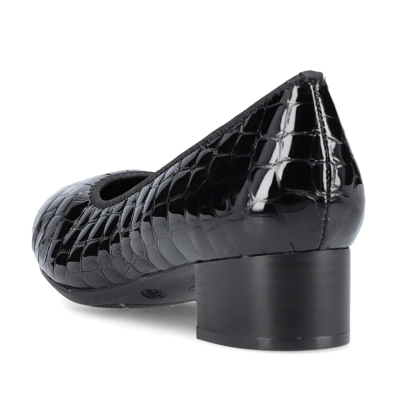 Rieker Business Shoes-Women'S Pumps Glossy Black