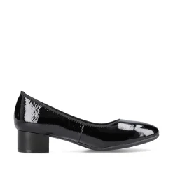 Rieker Business Shoes-Women'S Pumps Glossy Black