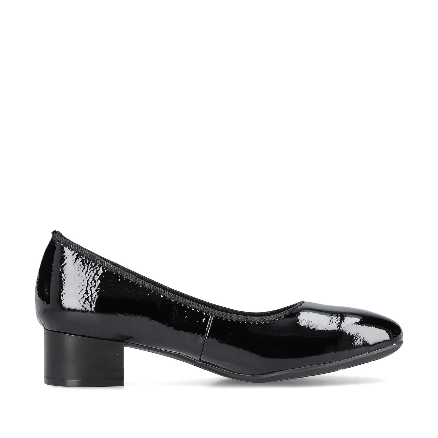 Rieker Business Shoes-Women'S Pumps Glossy Black