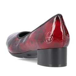 Rieker Business Shoes-Women'S Pumps Metallic Red