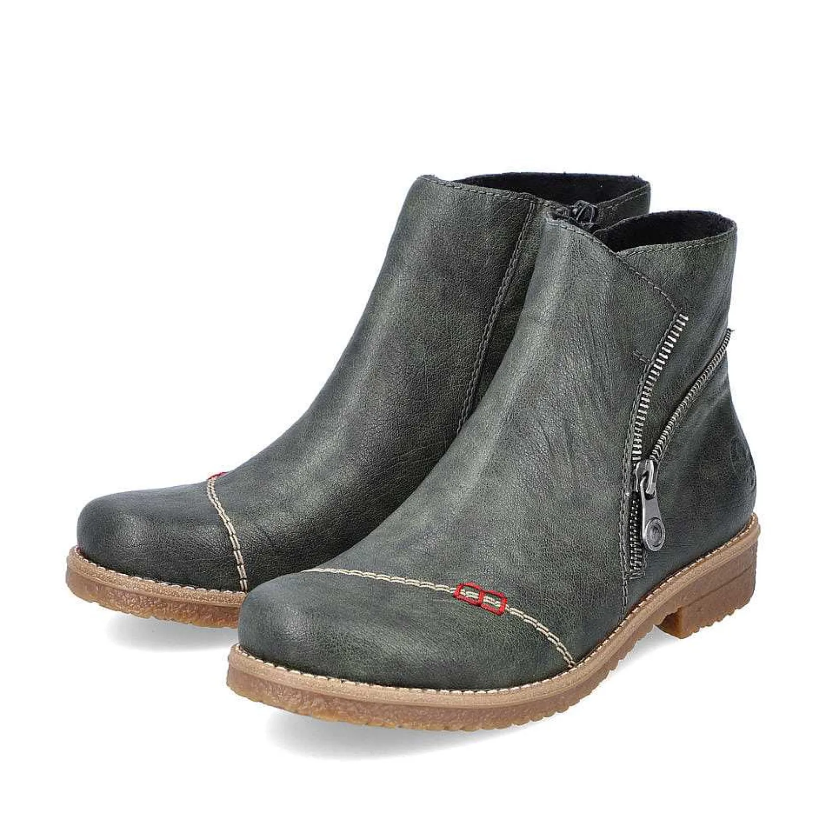 Rieker Ankle Boots & Boots-Women'S Short Boots Olive Green