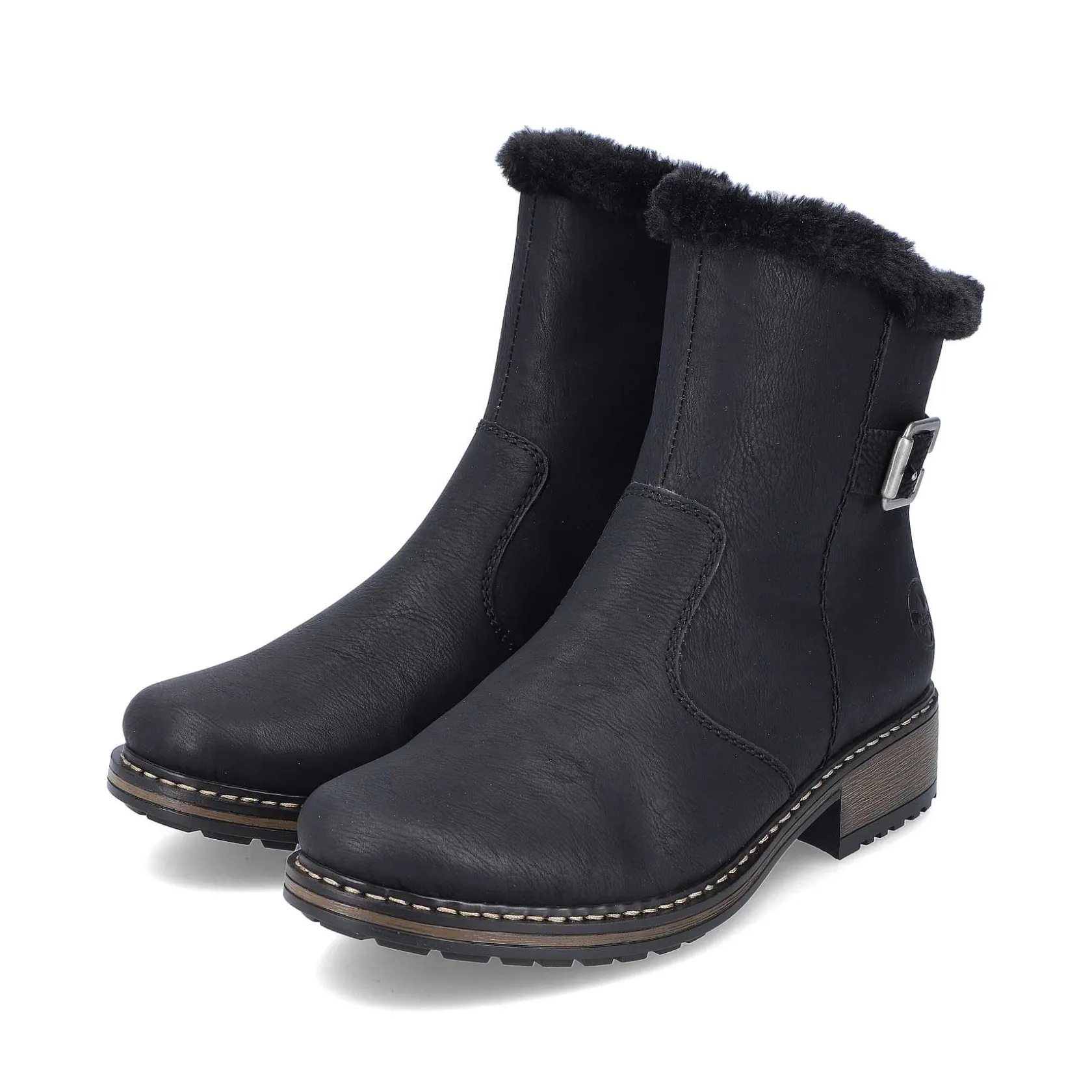 Rieker Ankle Boots & Boots-Women'S Short Boots Jet Black
