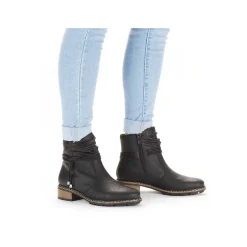 Rieker Ankle Boots & Boots-Women'S Short Boots Jet Black