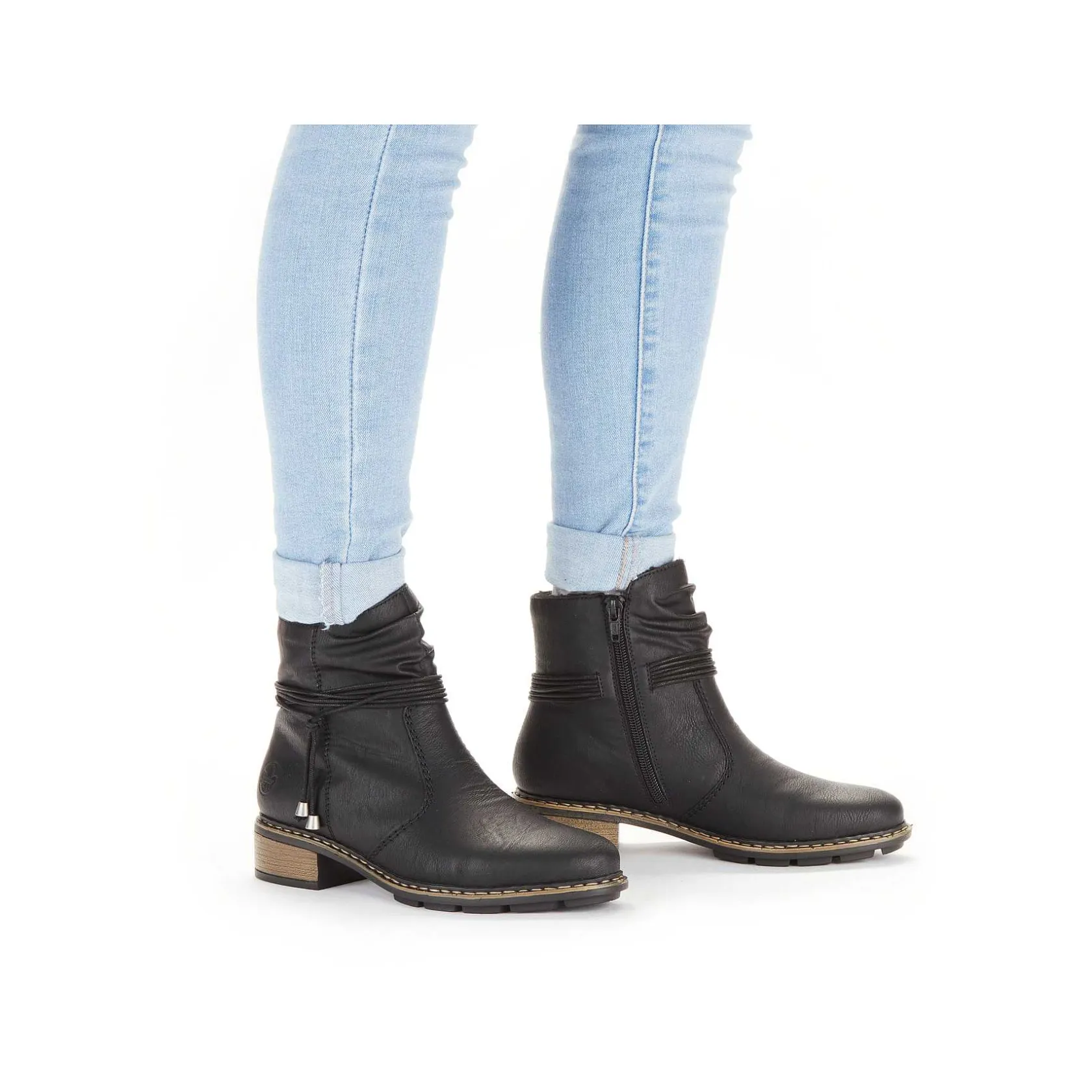 Rieker Ankle Boots & Boots-Women'S Short Boots Jet Black