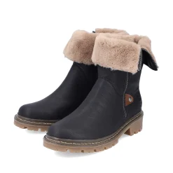 Rieker Ankle Boots & Boots-Women'S Short Boots Asphalt Black